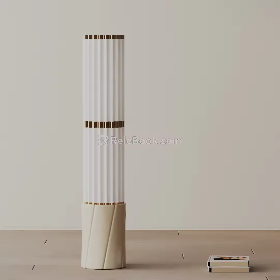 Modern floor lamp 3d model