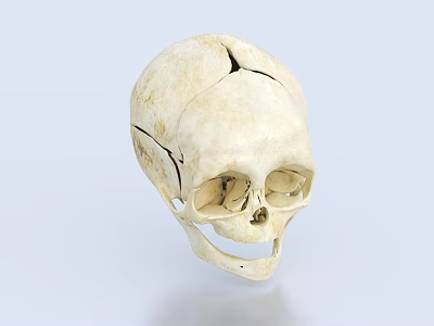 Medical Device Human Skull Model for Anatomy Teaching and Training Applications 3d model