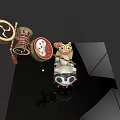 Adorable Stuffed Doll With Traditional Drum And Colorful Decorative Elements