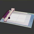 MIMAKI Computer Controlled Cutting Machine With White Body Transparent Platform And Black Adjustment Knobs