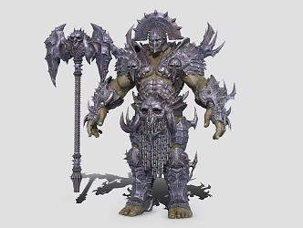 Horde Orc Warrior Orc Commander 3d model