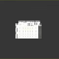 Symmetrical Multi Story Classical Building With White Exterior Yellow Accents Arched Doors And Windows