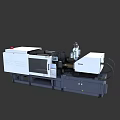 Industrial Precision Injection Molding Machine With White Gray Body Digital Control Panel And Dual Units
