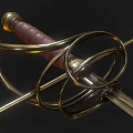 Weapon class fencing 3d model
