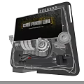 The Power 100 Mechanical Device Featuring Internal Engine Components And Structure