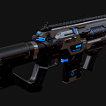 Modern Rifle Nano Systems Assault Rifle Assault Rifle 3d model