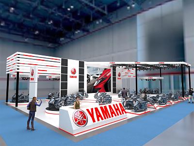 Modern Exhibition Nanjing Bicycle Exhibition Yamaha model