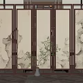 Screen partition 3d model