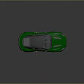 Green Sports Car With Black Roof Sleek Aerodynamic Design And Stylish Alloy Wheels