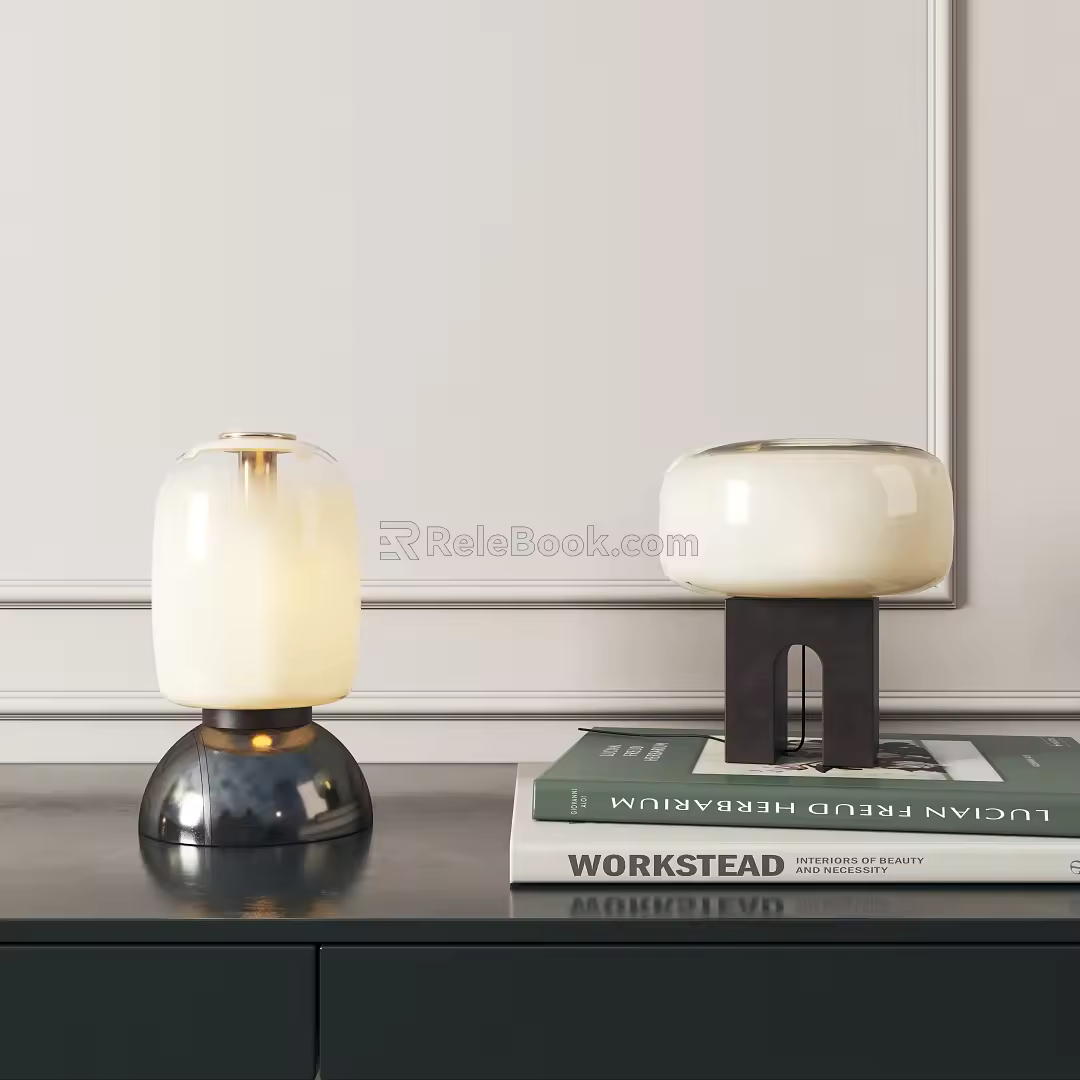 Modern table lamp 3d model