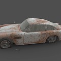 Scrap car car 3d model