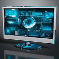 Modern display sci-fi panel sci-fi instrument sci-fi device sci-fi controller 3d model