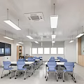 school classroom 3d model