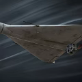 Sleek Fighter Jet Flying With Silver Body Advanced Design And Tail Emblem