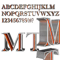 Stylish 3D Metal Letters And Numbers Wall Decor For Modern Home Interior