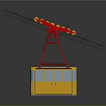Modern Slide Car 3d model