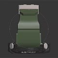 G Shock Sport Watch With Green Silicone Strap Black Dial Shock Resistant Fashion Accessory
