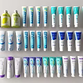 Essential Household Laundry And Daily Use Products With Various Bottles And Tubes
