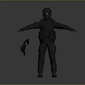 Modern SWAT Special Police 3d model