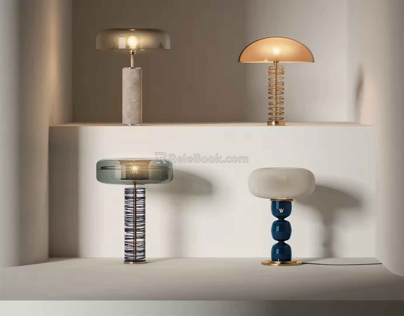 Modern Table Lamp Table Lamp Combination 3d model