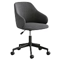 Modern Fabric Office Chair With Armrests And Swivel Wheels In Multiple Colors
