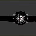 Stylish Daily Life Essentials Wristwatch With Black Rubber Strap And Modern Dial
