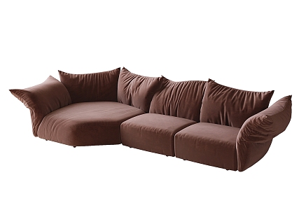 Modern petal sofa multiplayer sofa 3d model