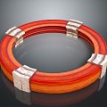 iron ring metal ring iron ring game item 3d model