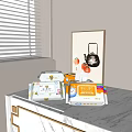 Wet Tissue Paper Wet Toilet Paper Soft Skin Towel Soft 3d model