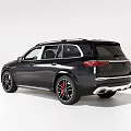 Black Sporty SUV With Modern Exterior Design And Red Brake Calipers