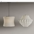And paper chandelier combination 3d model