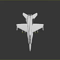 Sleek White Fighter Jet Featuring Cockpit and Missiles Under Wings