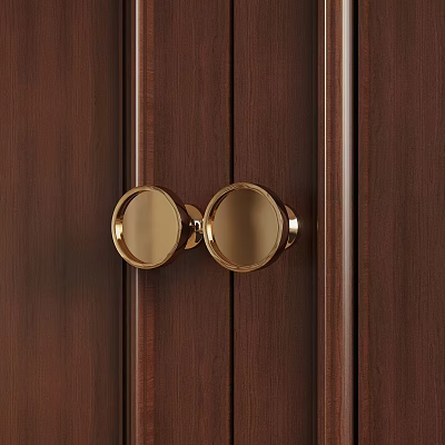 34 Modern French Cabinet Door Handle Round Handle 3d model