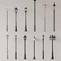 Outdoor Lights With Classic And Modern Designs Black Silver Colors For Garden Decor