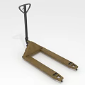 Heavy Duty Manual Pallet Jack With Steel Forks And Ergonomic Handle
