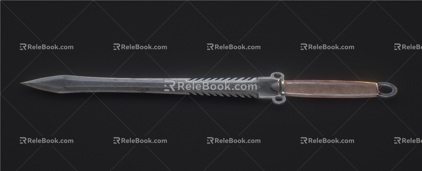 Sword Dagger Weapon Sword Knife 3d model