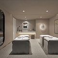 Quiet SPA beauty salon 3d model