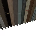 Variety of Cabinet Doors in Different Colors and Materials for Home Interior Design