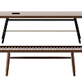 Modern bench 3d model