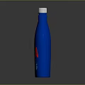 XTRA Total Blue Cleaning Bottle With Rainbow Design And Water Droplets
