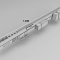 Industrial Metal Component With Slotted Design And Mounting Holes Structure