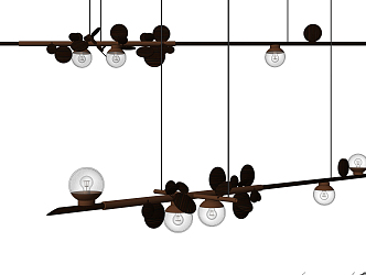 Modern Chandelier Decorative Chandelier 3d model