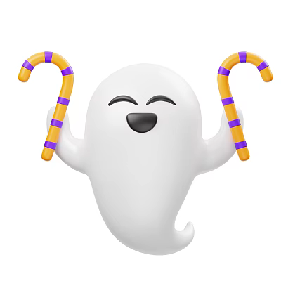Modern Ghost Cute Ghost Halloween Decorations Halloween Ornaments Cartoon Ghost Cartoon Halloween Decorations 3d model