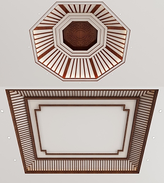 New Chinese Ceiling 3d model