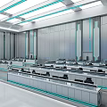 Modern Command Room 3d model