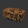 Whole Grain Bread With Various Seeds On Crusty Surface And Nutritious Look
