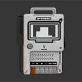 MULTIWAVE Portable Electronic Device With Display Screen Control Buttons And Handle
