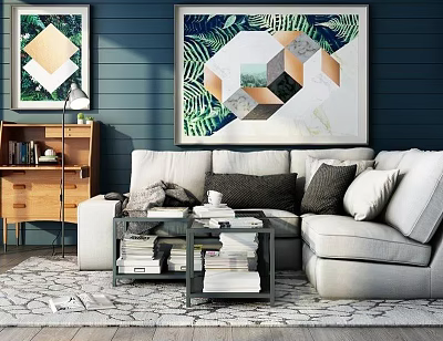 Corner sofa 3d model