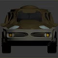 Sleek Silver Futuristic Car Design With Metallic Finish And Black Wheels