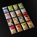 Assorted Spice Bottles With Different Colors For Cooking Frying Roasting And Boiling